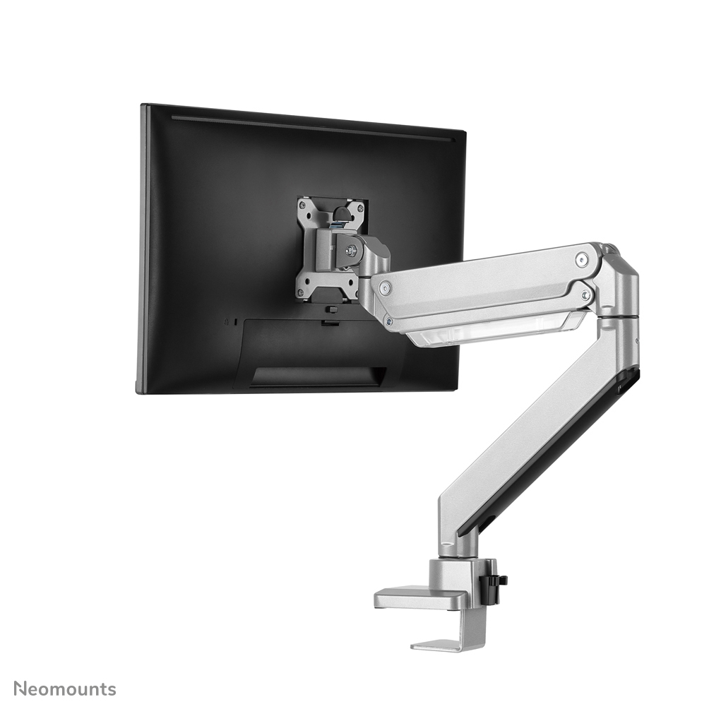 Neomounts NM-D775SILVER Monitor arm 10-32" - gas spring - Topfix - 180°-stop
